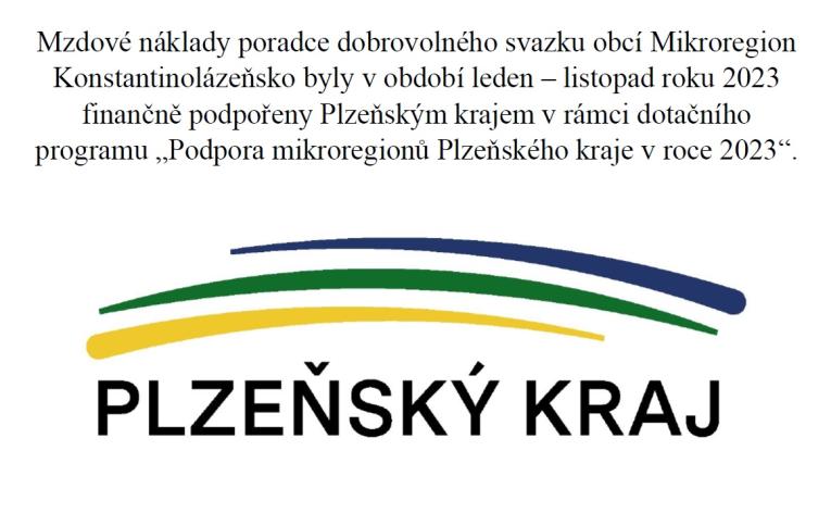 Podpora mikroregionů Plzeňského kraje v roce 2023